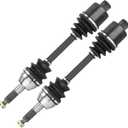 Rear Left/Right CV Axle Set for 2003-2005 Polaris Sportsman 400 500HO 600 700, for 2004-2005 Sportsman 700 EFI, for 2005 Sportsman 800 EFI MV7, Replace for1380240 1380197, 2 Rear Axle