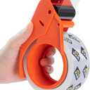 STICK UP Heavy Duty Packing Tape with Dispenser, 1 Roll, 1.88" x 65 YDs, Clear Strong Adhesive Package Sealing Tape for Shipping Moving Boxes, Mailing Supplies and Storage