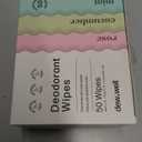 Dew Well - Deodorant Wipes Variety 50 Pack (Mint, Rose, Cucumber)