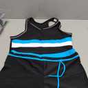 Uhnice Girls Swimsuit Two Piece Tankini Swimwear with Boyshort (3-4T, Black)