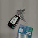 Car Key Playset, Remote Car Key Toy with Light and Sounds, Pretend Play Keys with Cards for Boys and Girls, Travel Toys for Toddlers, Babies (Black)