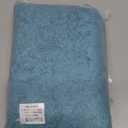 MIULEE Thick Small Non Slip Bathroom Rug Shaggy Soft Bath Mat Plush Microfiber Absorbent Water for Shower Tub Machine Washable (Teal, 16x24 Inches)