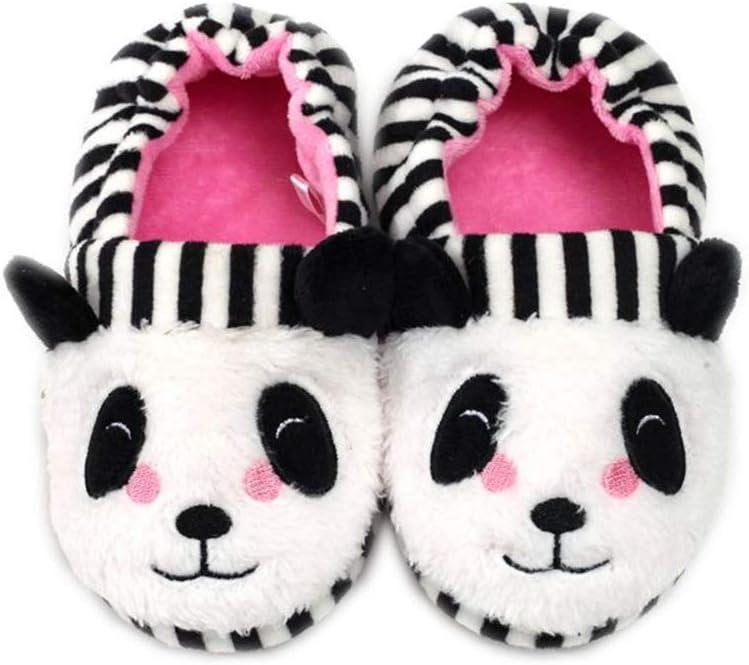 Enteer Baby Girls' House Slippers with Non-Slip Rubber