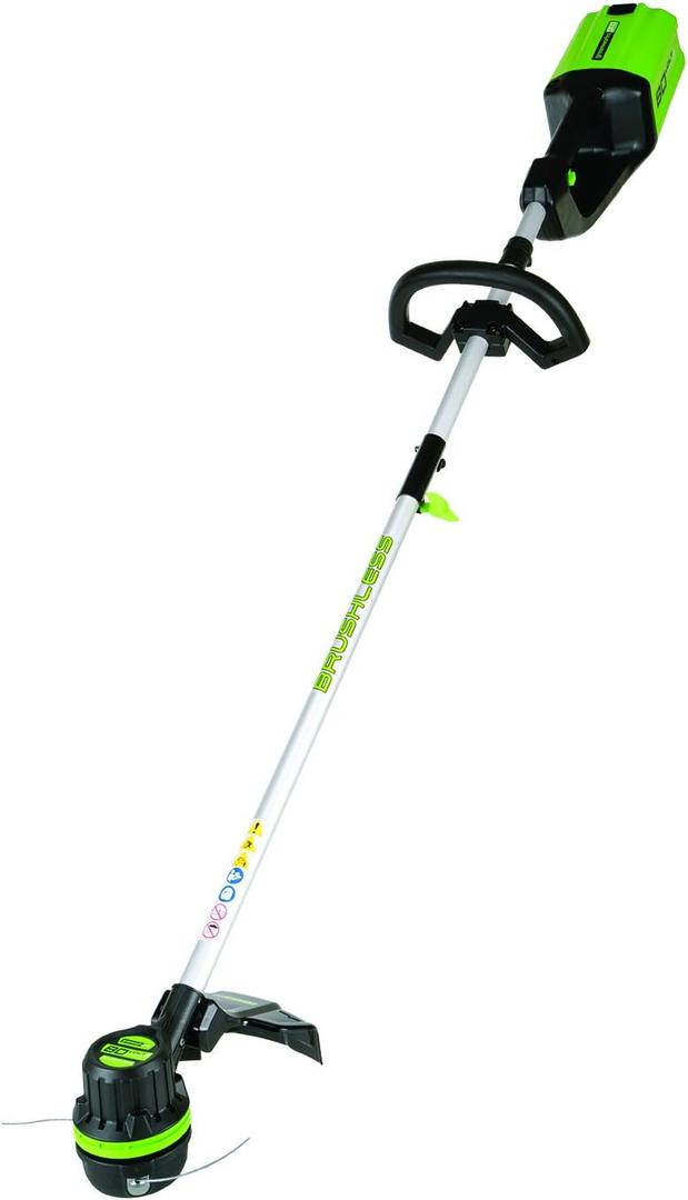 Greenworks PRO 16-Inch 80V Cordless String Trimmer, Battery Not Included ST80L00, Multicolor (16" Brushless Trimmer (Tool Only))