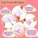 5PCS Nano Tape Bubble Kit for Kids, Nano Bubble Tapes Kit with Glitter, Clay, Cute Stickers and Accessories Tools, Nano Tape Crafts for Kids Teens Girls