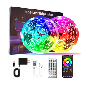 Led Lights for Bedroom 200 FT (2 Rolls 100 FT), with Remote and Application Control RGB Color Changing LED Strip Lights, Music Synchronization, Used for Room, Family, Party Decoration