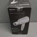 Panasonic nanoe Compact Hair Dryer with Oscillating Quick Dry Nozzle for Healthier-Looking Hair, Folding Blow Dryer for Travel and Home, 3 Airflow Hairdryer Settings - EH-NA2C-W (White)