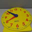 Learning Resources Big Time Learning Clock - Teacher Classroom Must Haves, Elementary School & Montessori Activities, Math Manipulatives, Time Flash Cards, Gifts for Boys and Girls (13-1/4 in)