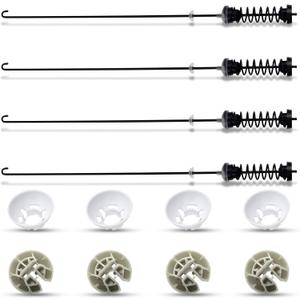Upgraded W10780046 AP5971397 W10110313 Washer Suspension Rod Kit,fit for whirlpool kenmore maytag Commercial Laundry Heavy Washing Machine,Replace 4282747 PS11703289 EAP11703289,4 Washer 