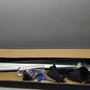 COWVIE 47 Inch Aluminum Roof Rack Cross Bars for Raised Side Rails, Adjustable Cargo Bars with Keyed Locks, Hold 198 LBS, Silver