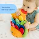 Melissa & Doug Ks Kids, Flip Fish Stuffed Animal, Soft Baby Book, Multi-Textured Squeaking & Crinkling Infant Sensory Toys for Babies with Baby Mirror, Tummy Time Toys for Infants Ages 09 Months