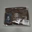 SUUKSESS Women Off The Shoulder Short Sleeve Tops Trendy Cowl Neck Going Out Basic T Shirt (Brown, S)