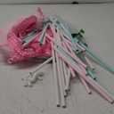 wilwolfer Princess Castle Play Tent for Girls Large Kids Play Tents Hexagon Playhouse with Star Lights Toys for Children Indoor Games (Pink)