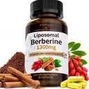 GREENPEOPLE Liposomal Berberine Supplement with Ceylon Cinnamon - Berberine HCL 1300mg 10X High Absorption - AMPK & PPAR Activator for Metabolic & Digestive & Immune Balance - Non-GMO 60 Veg Capsules