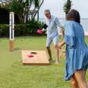 Teamaze Metal Cornhole Scoreboard with Magnetic 2 pcs Vertical Corn Hole Score Keeper for Outdoor&Indoor Yard Game