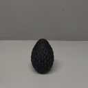 3D Dragon Egg - Easter Egg with Flexible Dragon Inside, Large 3D Printed Gift, Figurine Decor, Executive Desk Toy(12 Dragon, Black)