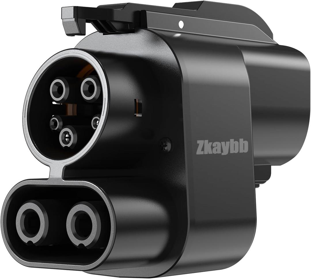 NACS to CCS Adapter, Tesla Supercharger Adapter [Max 500A, 1000V] fit for Rivian,Ford,Mustang,GM EVs,Volvo,Polestar,fit for Tesla V1/V2/V3/V4 DC