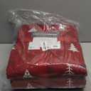 Madison Park Christmas Coverlet Set Festive Jacquard Design, 3 Piece Set - All Season, Reversible Bedspread Lightweight Bedding Layer, Shams, Queen, Red/Green