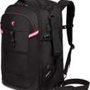 SwissGear 3766 Extra Large 48L Travel Backpack with USB Charging Port, Built-in RFID, Fits 16 Inch Laptop