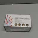 TW SHINE Christmas String Lights, 20FT 100 Count Incandescent White Wire Christmas Mini Lights, Waterproof Xmas String Lights for Outdoor Indoor Home Party Yard Decorations, Red