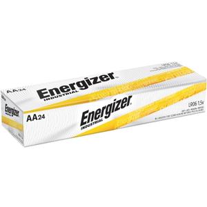 AA Batteries - Energizer Industrial Alkaline Batteries, (24 Count) Model EN91