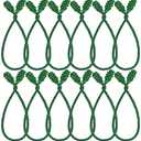 Shappy 12 Pieces Christmas Garland Ties for Banister Christmas Decorative Reusable Flexible Twist Ties for Garland Staircase Home Decoration Holiday Craft Wrapping