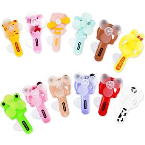 Vileafy 12 Cool Party Favors for Kids 8-12 Years Old -Cute Handheld Toy Fans, Novelty Toys Manual Press Cooling Fans for Boys and Girls Outdoor -Easter Basket Stuffers, and Classmate Exchange Toys