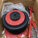 VEVOR Air Jack, 3 Ton/6600 lbs Triple Bag Air Jack, Airbag Jack with Six Steel Pipes, Lift up to 17.7 inch/450 mm, 3-5 s Fast Lifting Pneumatic Jack, with Long Handles for Cars, Garages, Repair, (Red)