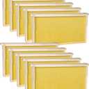vensovo 10 Pack Bee Frames Deep - Bee Hive Frames and Wax Foundations Yellow Beehive Frams