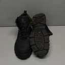 Waterproof Steel Toe Boots For Men-6 Inch Comfortable Mens Safety Work Boots Indestructible Steel Toe Shoes Lightweight Non Slip Puncture Resistant Industrial Construction Boot,Black,Size 12 men