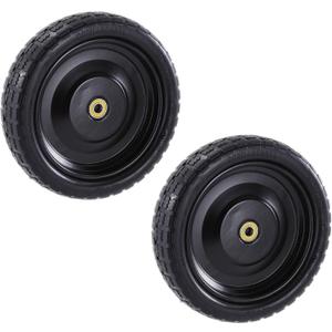Gorilla Carts 2-Pack 13 Inch No-Flat Replacement Tires, 300 lb Capacity Each  Solid Polyurethane, 2.16 Hub, 5/8 Bore  Fits Lawn & Garden Utility Wagon, Hand Truck, Air Compressor, Pressure Washer Gorilla Carts 2-Pack 13 Inch No-Flat Replacement Tires, 300 lb Capacity Each  Solid Polyurethane, 2.16 Hub, 5/8 Bore  Fits Lawn & Garden Utility Wagon, Hand Truck, Air Compressor, Pressure Washer