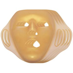 GELMAY 4Sheet 3D Gold Moisturizing Face Mask, Reusable Silicone Facial Mask Cover Hydrotherapy Patch Wrap for Women Skincare Beauty Prevent Evaporation