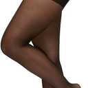 Berkshire Women's Plus-Size Maternity Light Support Pantyhose 5700 (D, Black)