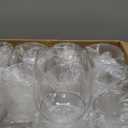 FOCUSLINE 32 Pack Plastic Wine Glasses Stemless, 12 Oz Crystal Clear Disposable Wine Cups, Reusable Plastic Wine Glasses for Parties Weddings, Shatterproof Recyclable and BPA-Free