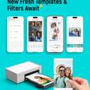 Liene M100 4x6'' Photo Printer, Phone Printer 100 Sheets & 3 Cartridges, Full-Color Photo, Portable Instant Photo Printer for iPhone Android, Thermal Dye Sublimation, Wi-Fi Picture Printer 100 Papers