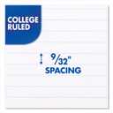 Mead Spiral Notebook, 1 Subject, College Ruled Paper, 7-1/2" x 10-1/2", 70 Sheets per Notebook, Colors Will Vary, 6 Pack (73065) (Purple)