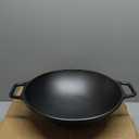 Lodge BOLD 14 Inch Seasoned Cast Iron Wok; Design-Forward Cookware