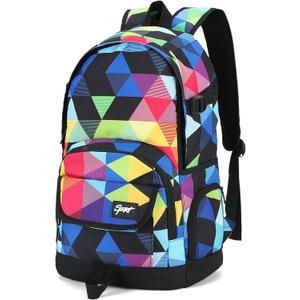 rickyh style School Backpack Travel Bag for Men & Women Lightweight College Back Pack with Laptop Compartmen