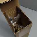 Gold Wrap Around Curtain Rods:5/8" Small Blackout Adjustable Window Curtain Rod for Bedroom Kitchen Apartment Renter Friendly,Room Darkening Curved Drapery Rods Easy Install,Brass Golden 28-48"