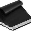 UCGOU Poly Mailers 6x9 Inch Black 200 Pack Mini #1 Shipping Bags Strong Mailing Envelopes Thick Self Seal Adhesive Waterproof and Tear Proof Boutique Postal Small Business for Jewelry and More