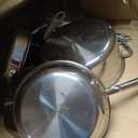 All-Clad D3 Stainless Steel 10 Piece Cookware Set- Made in USA- Includes Frying Pans, Saucepan, Sautpan, Stockpot - Professional Grade -Oven Safe & Induction Compatible