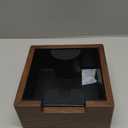 Wooden Espresso Knock Box Walnut Dump Bin for Coffee Grounds Disposal Durable, Shock-Absorbent Espresso Machine Accessories, Easy to Clean Tamping Station