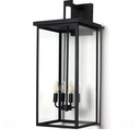 30" Extra Large Outdoor Wall Lights Exterior Wall Sconce,Black Outdoor Garage Lights,Modern Exterior Light Fixtures,Waterproof Outdoor Porch Lights for House,Front Door Light Fixture E12 Base