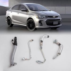 Tykick Turbo Oil Feed & Return Line Kit Coolant Hose Pipe for Chevy Sonic Cruze Trax Cruze Limited 2011-2021 Buick Encore 2013-2021 1.4L L4 Replace 667-023, 55587854, 55592600, 55567067, 55568031