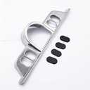 Chrome Switch Dash Panel Accent Cover for Harley Touring 9613 Electra Glide/Street Glide FLHX 0613