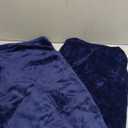 Fleece Plush Throw Blanket Navy Blue(50 by 60 Inches),Super Soft Fuzzy Cozy Flannel Blanket for Couch Sofa.Microfiber Blanket Lightweight