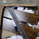 VASAGLE Folding Dining Table, Kitchen Table, Drop Leaf Extendable Table for Small Spaces, Seats 2-4 People, Industrial, Rustic Brown and Black UKDT077B01