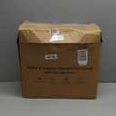 Weatherproof Heated Cat House for Outdoor in Winter, Heated Cat Bed Kitty Shelter with Cat Heating Pad, Insulated & Safe Escape Door, Warm House for Outside Stray Cat (Leaf Color, 12"x16"x16")