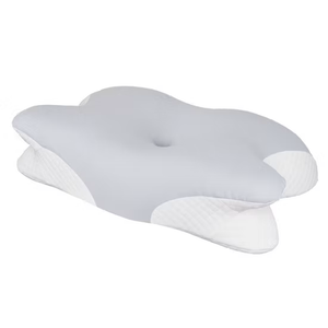 Memory Foam Slow Rebound Pillow, Neck Protection and Sleep aid, Ergonomic Design, one Pillow with Two Heights, Suitable for Side Sleeping, Back and Stomach Sleeping Blue Low