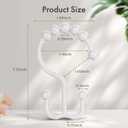 Amazer Plastic Shower Curtain Hooks, Double Shower Curtain Rings, Shower Rings for Shower Curtain, White Shower Hooks for Curtain Liner Bathroom - 12 Pcs